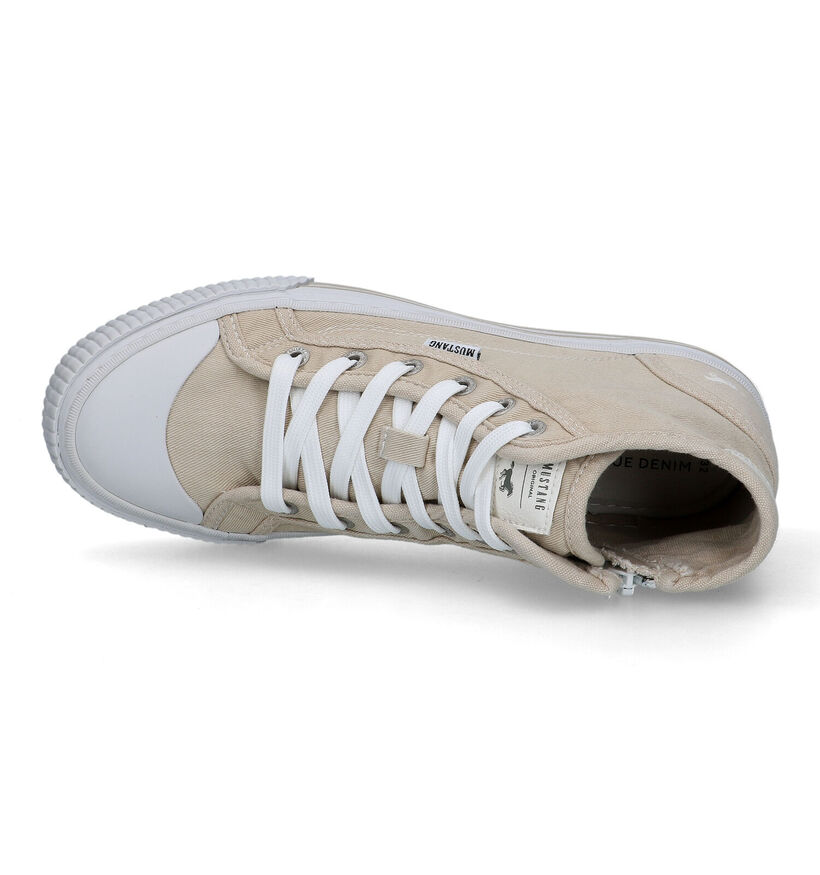 Mustang Taupe Sneakers voor dames (320445)