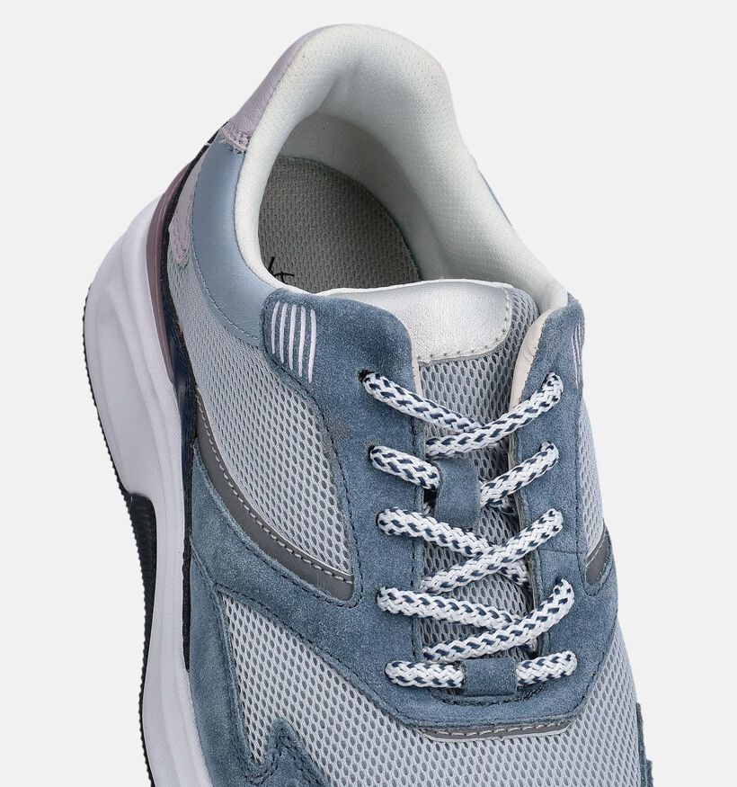 Gabor Rollingsoft Blauwe Sneakers voor dames (369502) - geschikt voor steunzolen