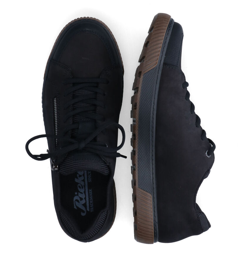 Rieker Chaussures à lacets en Noir pour hommes (327942) - pour semelles orthopédiques