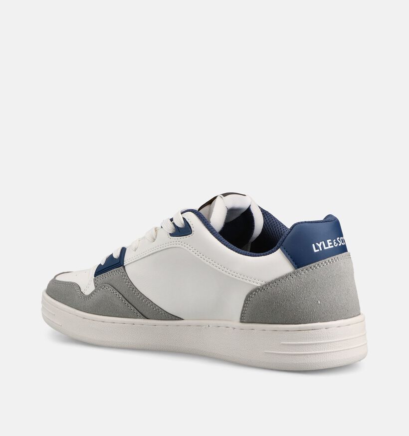 Lyle & Scott Callum Ecru/Grijze Sneakers voor heren (369046) - geschikt voor steunzolen