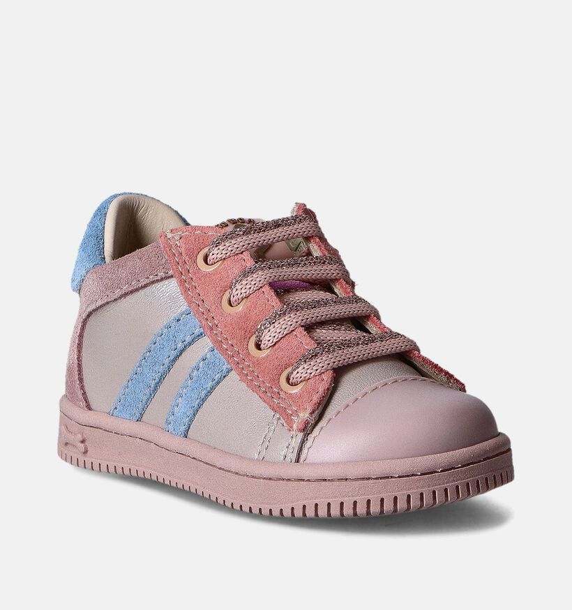 STONES and BONES Naty Chaussures pour bébé en Rose pour filles (352630) - pour semelles orthopédiques