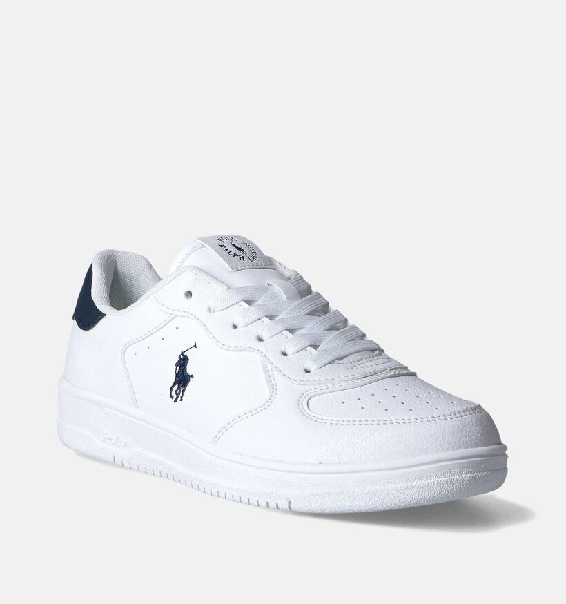 Polo Ralph Lauren Masters Court Witte Veterschoenen voor jongens (353508)