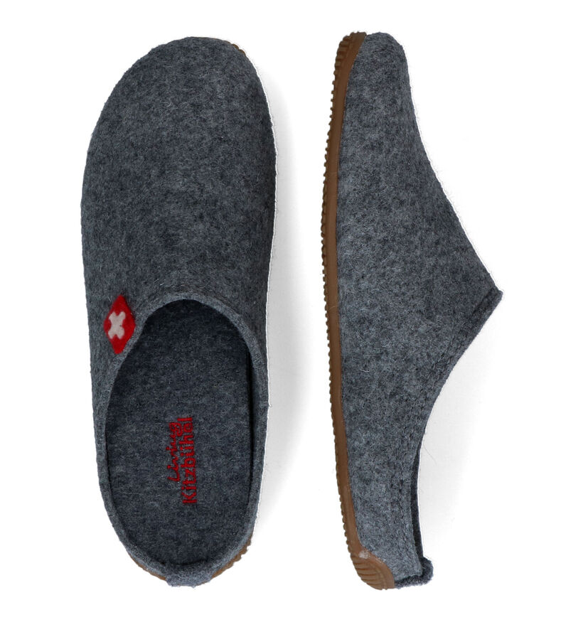 Living Kitzbühel Pantoufles ouvertes en Gris pour femmes (332434) - pour semelles orthopédiques