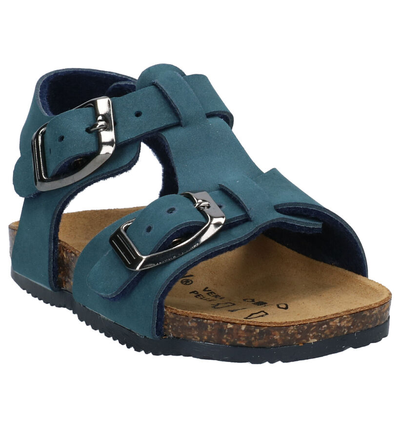 Biomodex Blauwe Sandalen in kunstleer (290057)