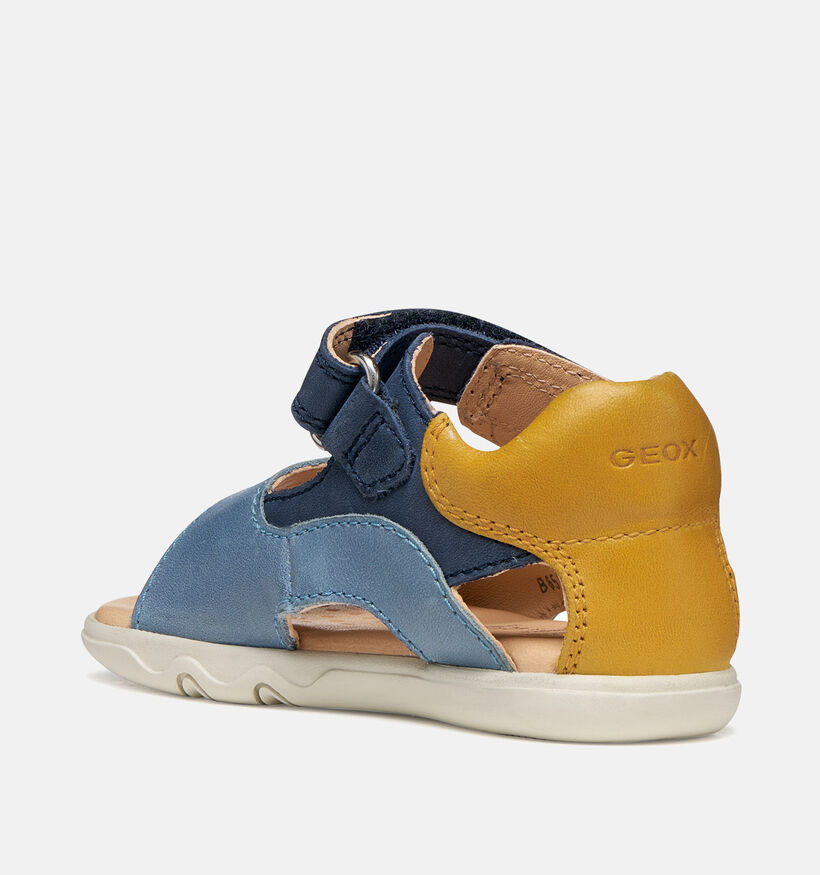 Geox Sandales pour b&eacute;b&eacute; en Bleu pour gar&ccedil;ons (370161)