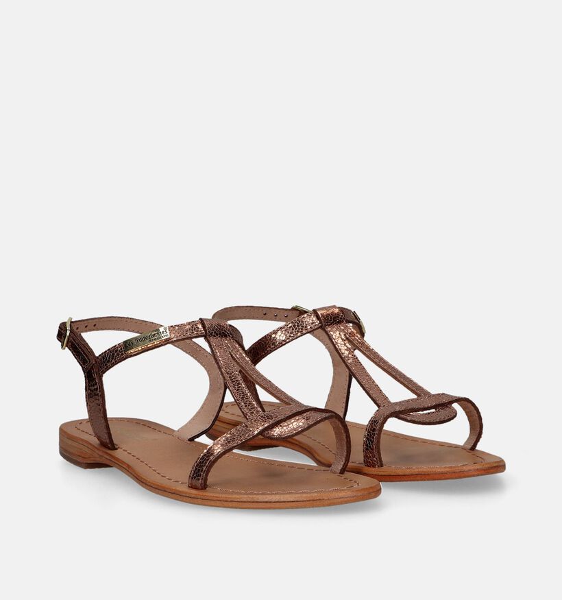Les Tropeziennes Hamat Sandales en Bronze pour femmes (324761)