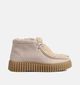 Clarks Torhill Moss Bottines motardes en Taupe pour femmes (361959) - pour semelles orthopédiques