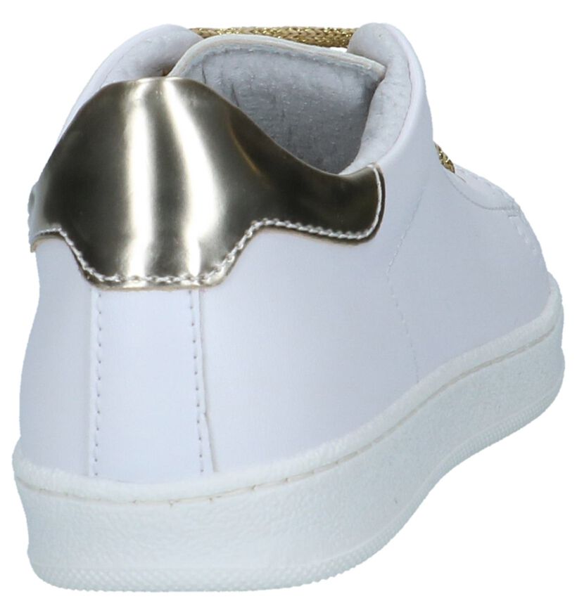 Goud/Witte Lage Sneakers Milo & Mila by Torfs in kunstleer (262655)