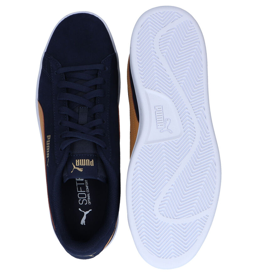 Puma Smash Kaki Sneakers in nubuck (288560)