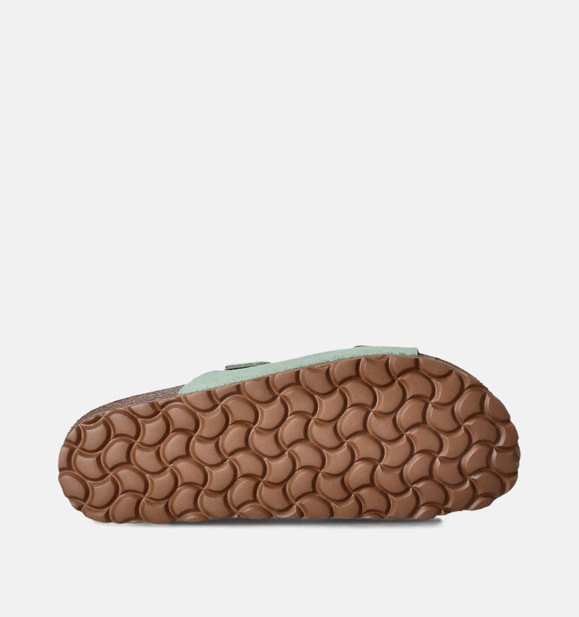 Laurent David Nu-pieds plates en Vert pour femmes (358092)