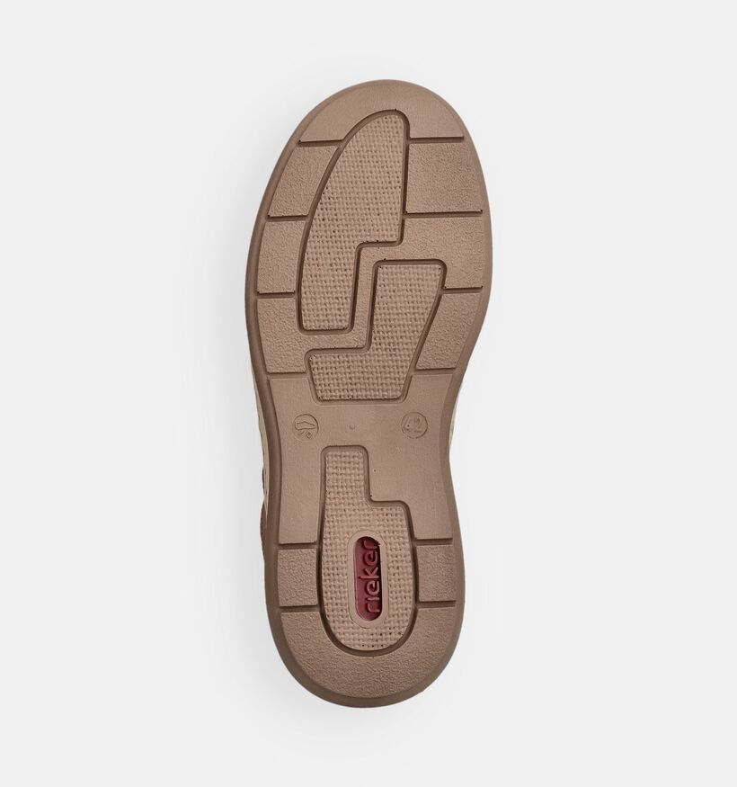 Rieker Chaussures confort en Taupe pour hommes (370490) - pour semelles orthop&eacute;diques