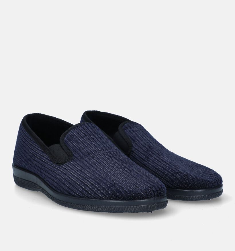 Slippers comfort Blauwe Pantoffels voor heren (332767)