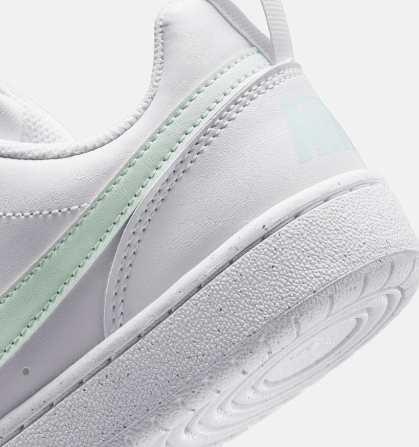 Nike Court Borough Low Witte Sneakers voor meisjes (373420) - geschikt voor steunzolen