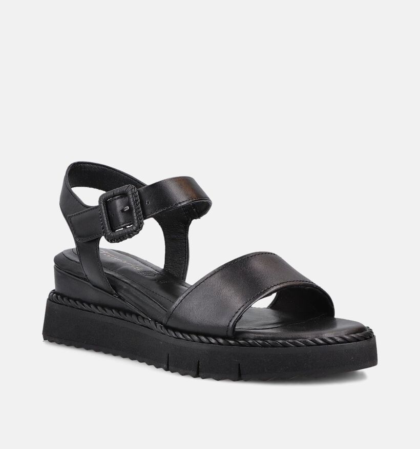 Tamaris Sandales &agrave; talons en Noir pour femmes (371732)