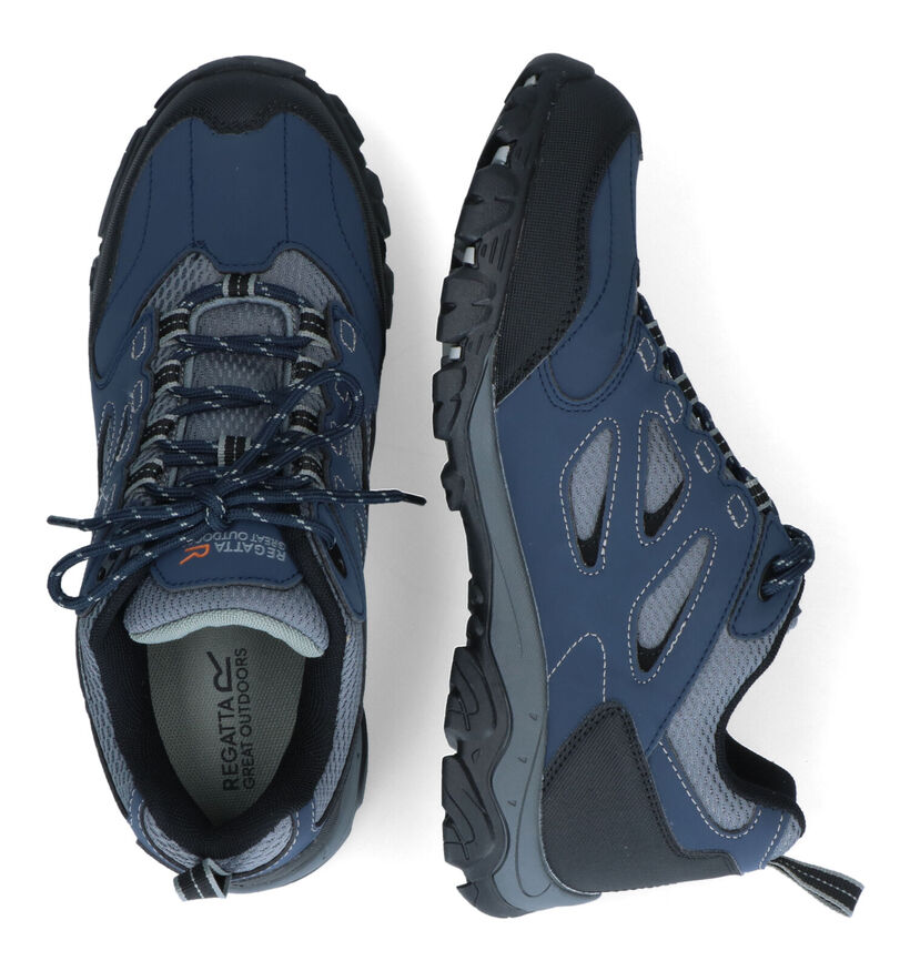 Regatta Holcombe Iep Chaussures de randonnée en Bleu pour hommes (350298) - pour semelles orthopédiques