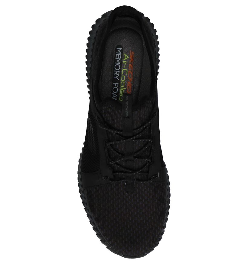 Zwarte Skechers Memory Foam Instap Sneakers, , pdp