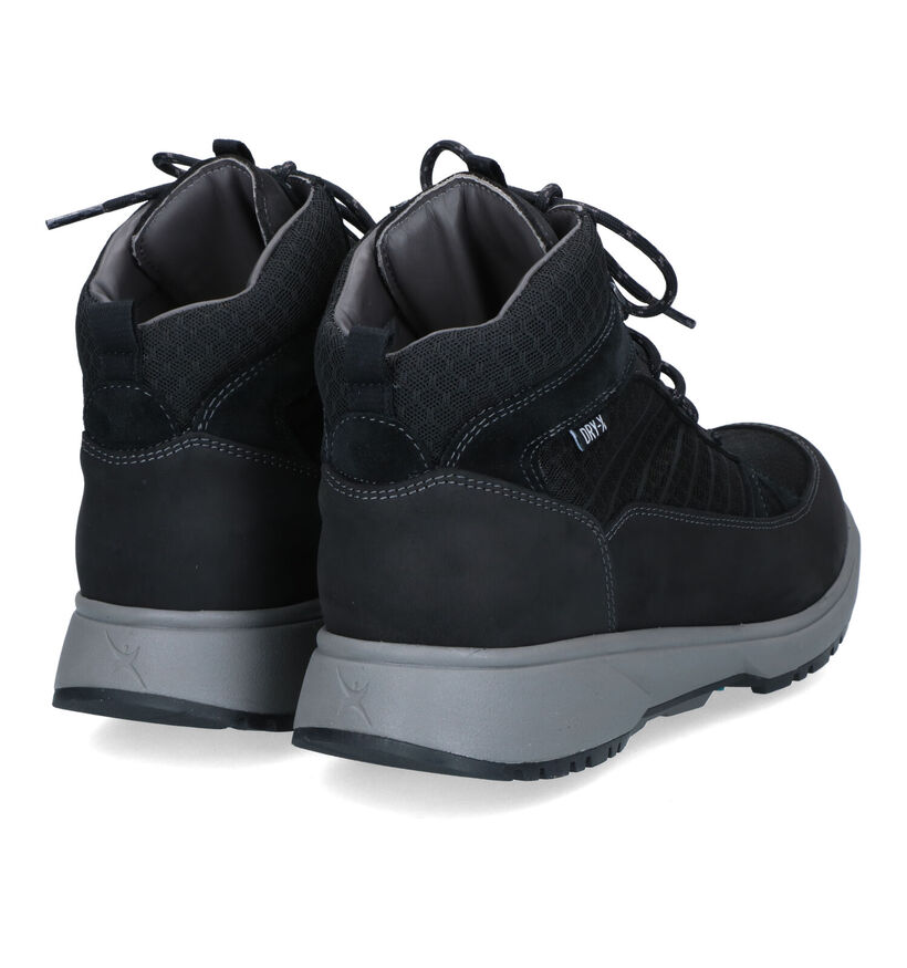 Xsensible Oulu Chaussures de marche en Noir pour hommes (317932) - pour semelles orthopédiques