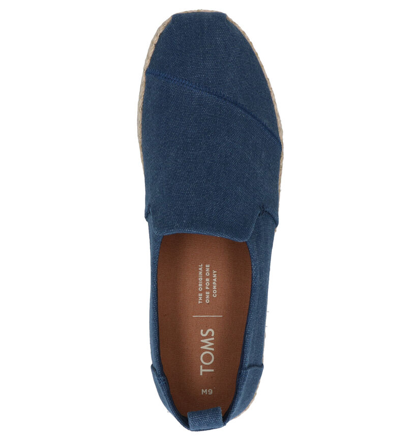 Toms Blauwe Espadrilles in stof (272349)