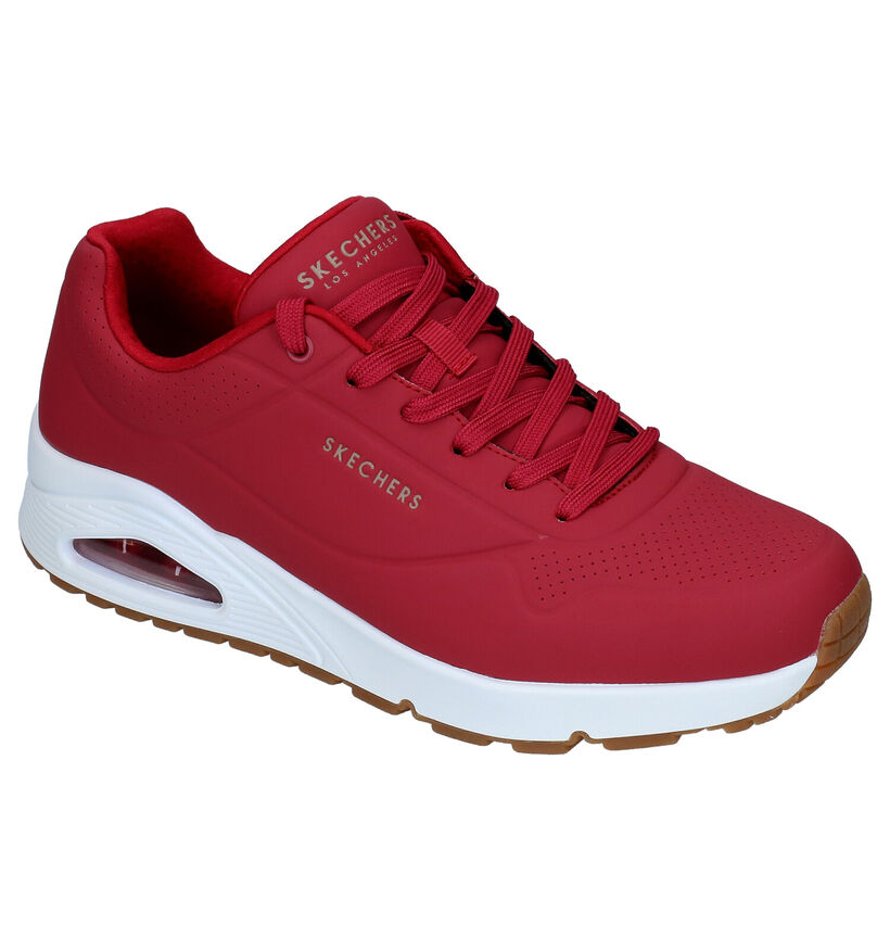 Skechers Uno Stand On Air Zwarte Sneakers voor heren (334160)