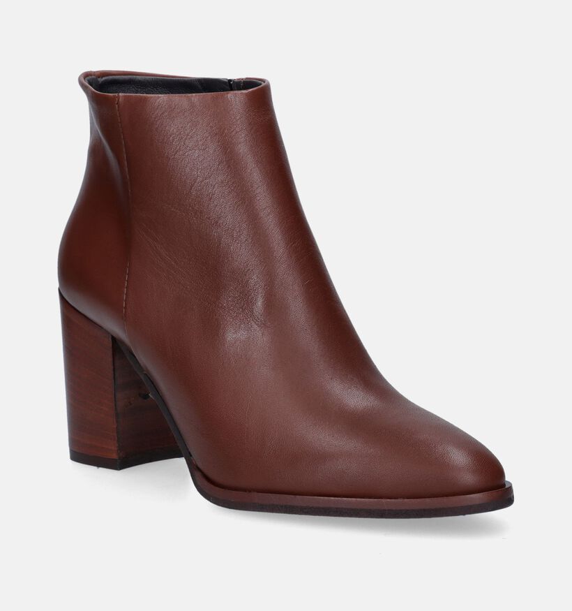 Laurent David Dany 01 Cognac Enkellaarzen voor dames (348574)