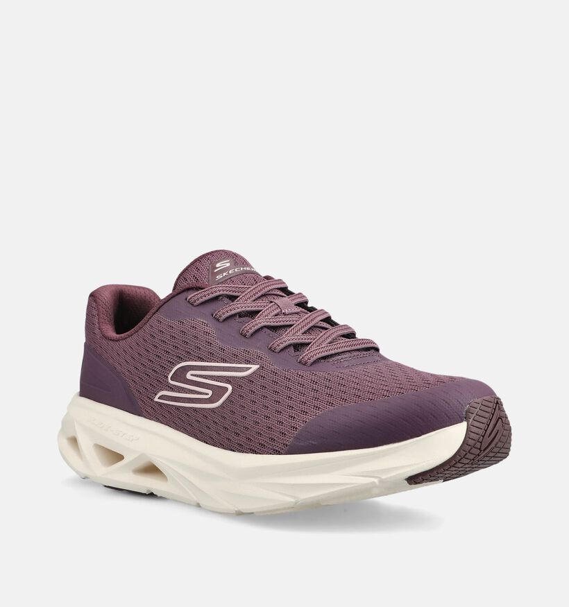 Skechers Glide Step Vortex Baskets en Violet pour femmes (376914) - pour semelles orthop&eacute;diques