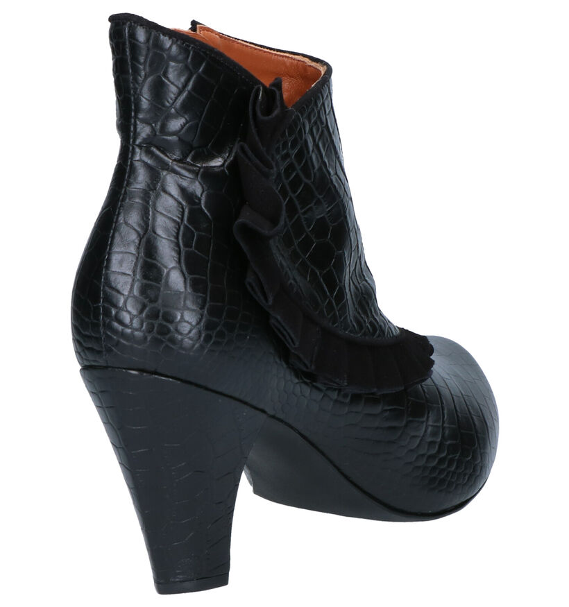Cristófoli July Bottillons en Noir en cuir (261411)