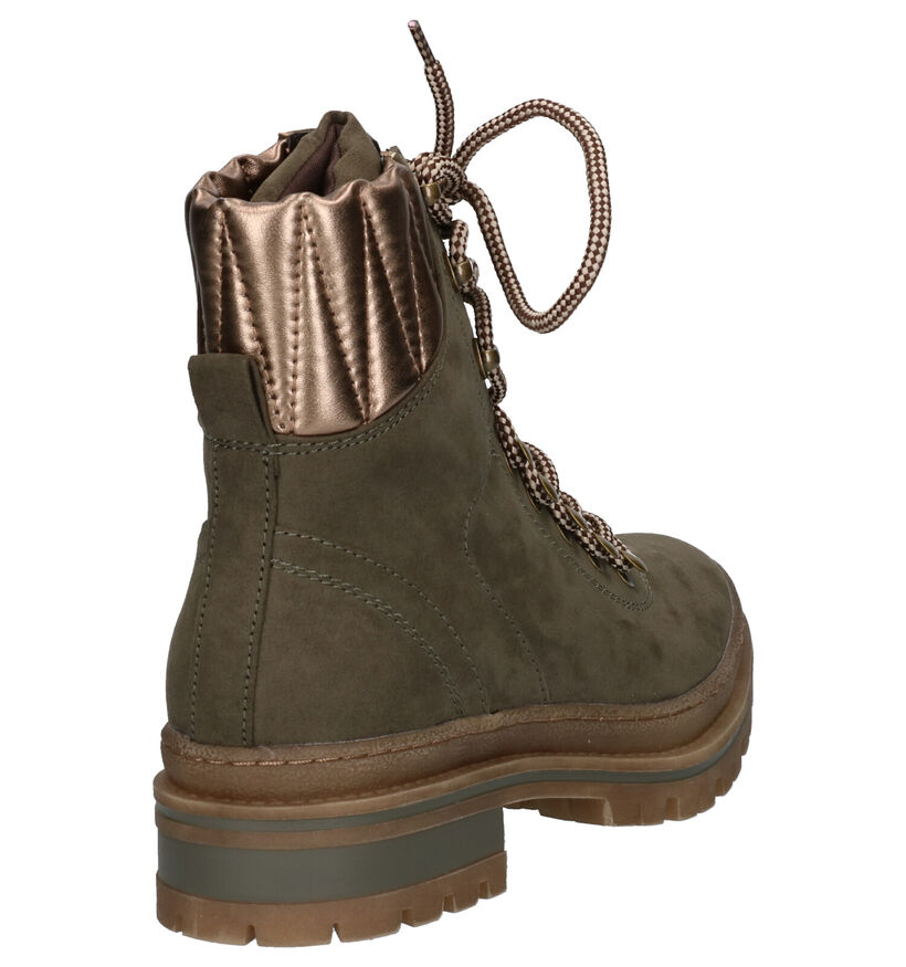 Dazzle Boots à lacets en Bleu foncé pour femmes (256593)