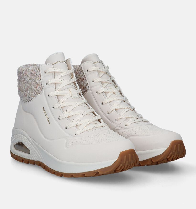 Skechers Uno Rugged Ecru Sneakers voor dames (345177)