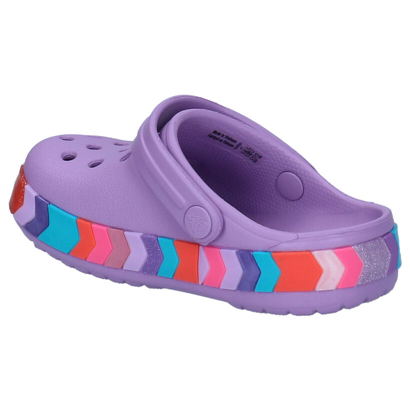 Crocs Chevron Beaded Clog Sandales en Blanc pour filles (289805)