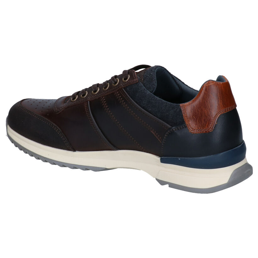 Bullboxer Cognac Veterschoenen voor heren (324232) - geschikt voor steunzolen