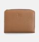 Crinkles Bruine Portemonnee met Rits voor dames (381746)