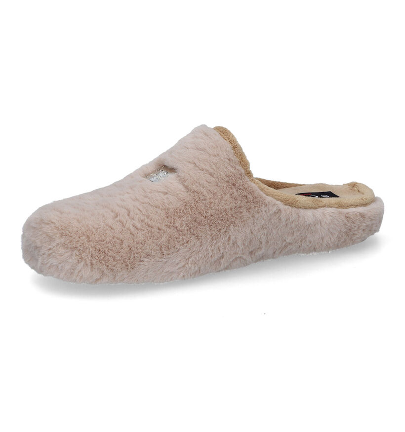 Scapa Camel Pantoffels in stof (317045)