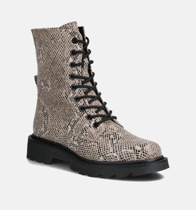 Tamaris Boots à lacets en Beige pour femmes (360651)