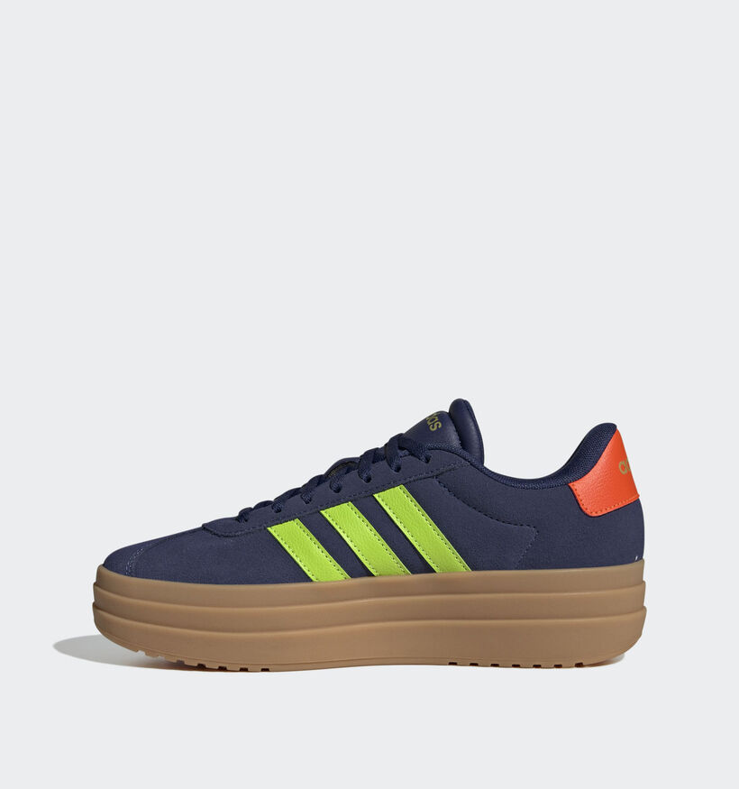 adidas VL Court Bold Baskets sportives en Bleu foncé pour femmes (359454) - pour semelles orthopédiques