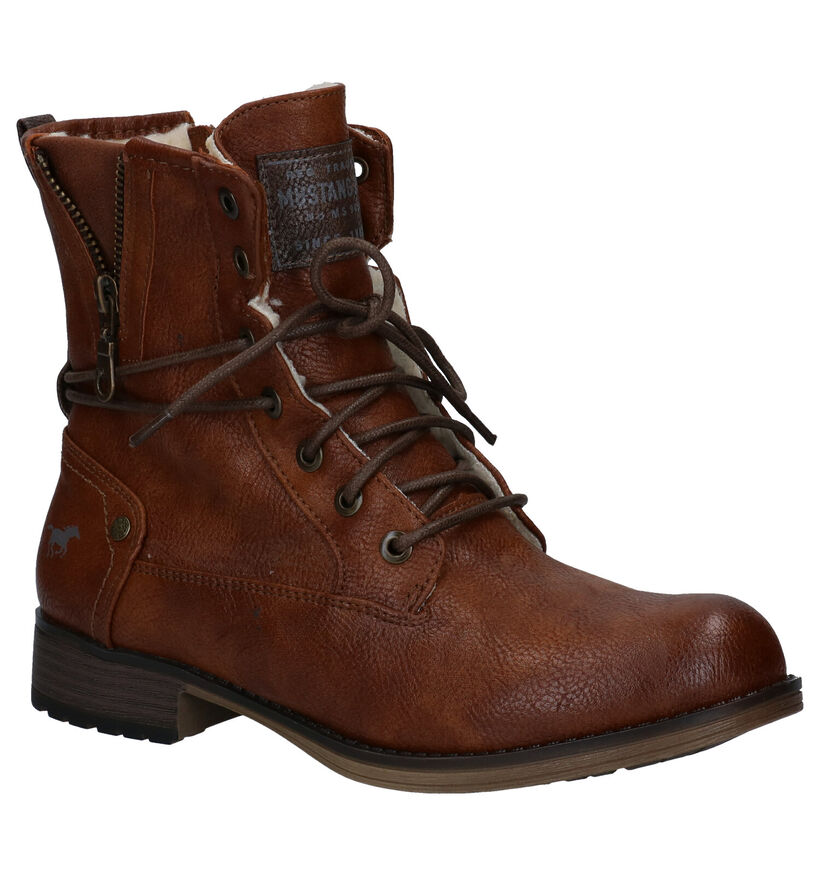 Mustang Cognac Bottines voor dames (313784)