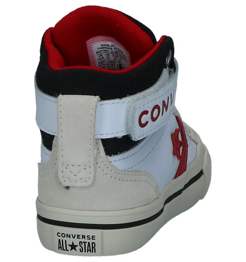 Converse Pro Blaze Strap HI Zwarte Sneakers voor jongens (293598) - geschikt voor steunzolen