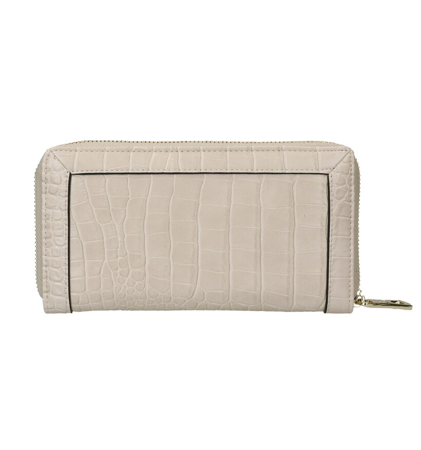 Kisses of Pearl Paula Portefeuille en Beige en simili cuir (273770)