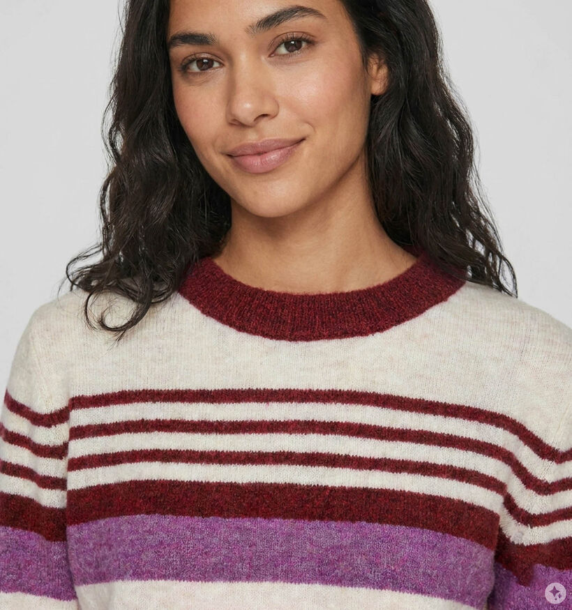 Vero Moda Plaza Rode/Multi Trui voor dames (377630)
