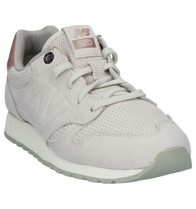 Beige Lage Sportieve Sneakers New Balance in nubuck (211678)