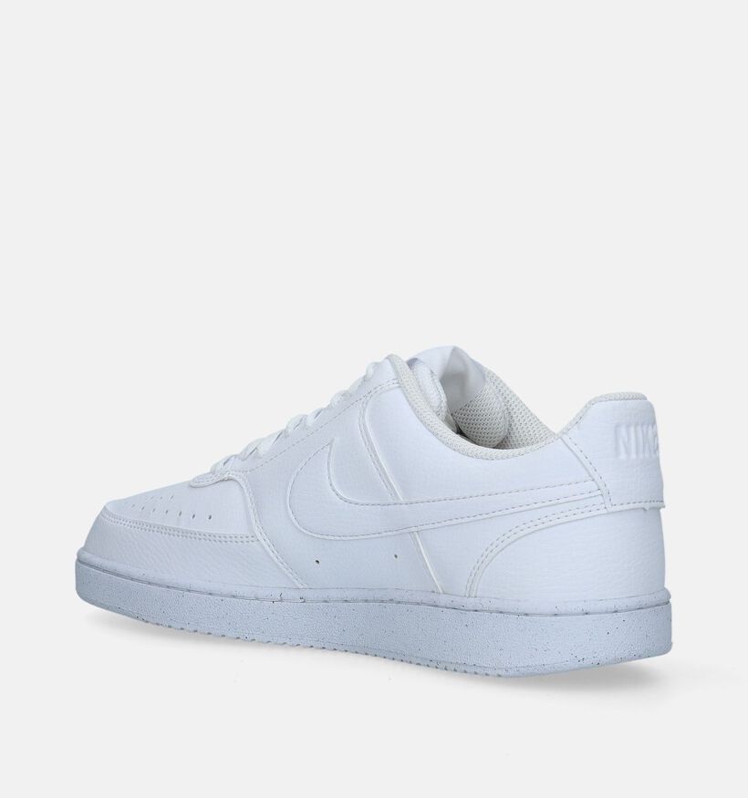 Nike Court Vision Low Next Nature Witte Sneakers voor heren, jongens (340386)