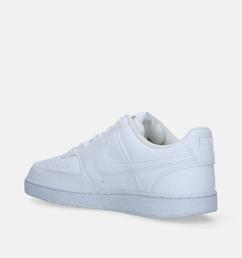 Nike Court Vision Low Next Nature Baskets en Blanc pour hommes (340386)