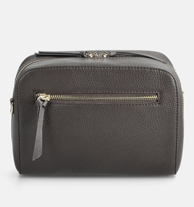 Crinkles Donkerbruine Crossbodytas voor dames (381715)
