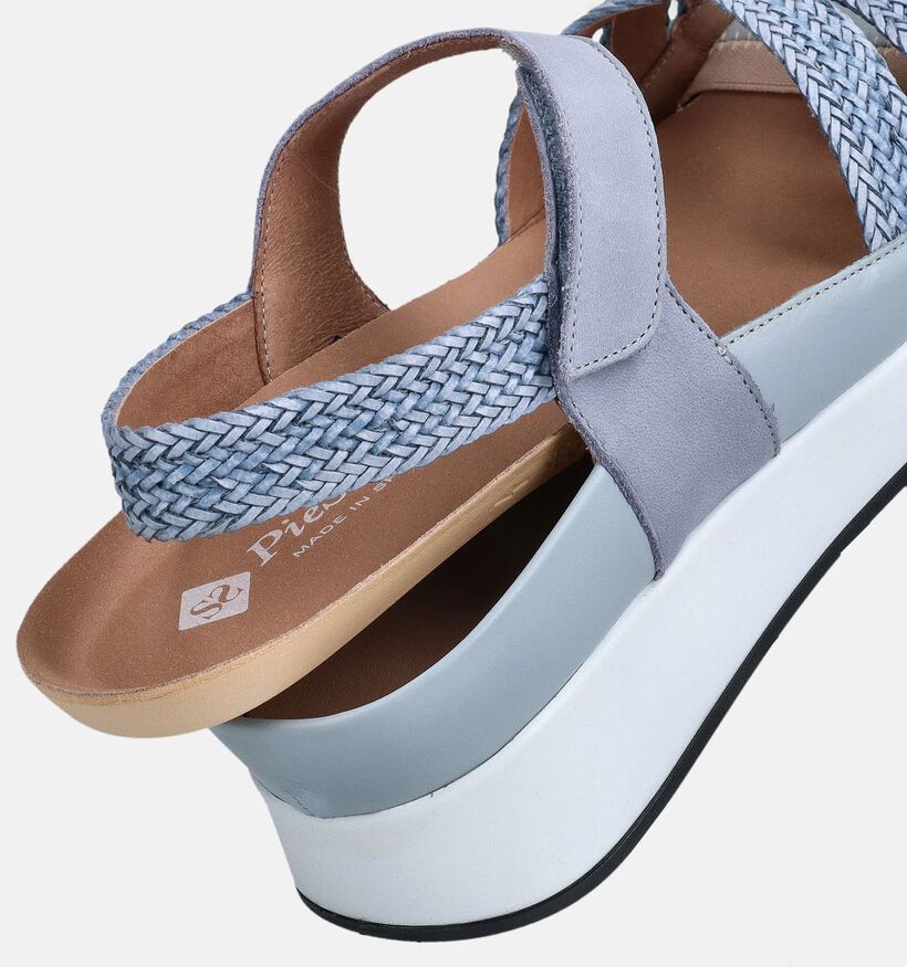 Piesanto Lichtblauwe Sandalen voor Steunzolen voor dames (373796) - geschikt voor steunzolen