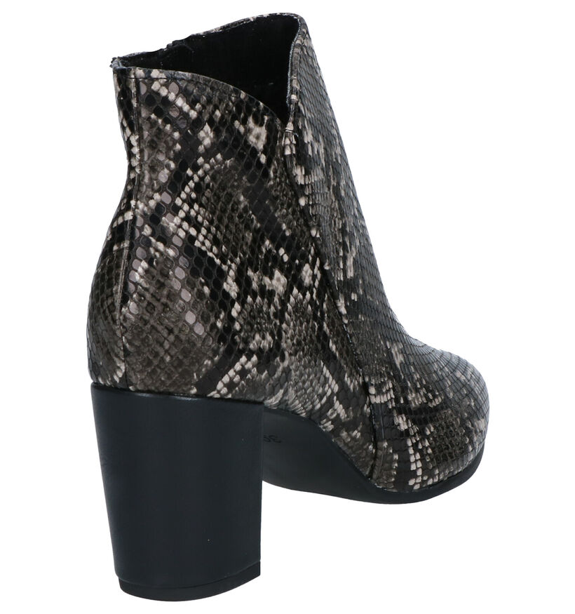 Marco Tozzi Bottines à talons en Noir en simili cuir (257570)