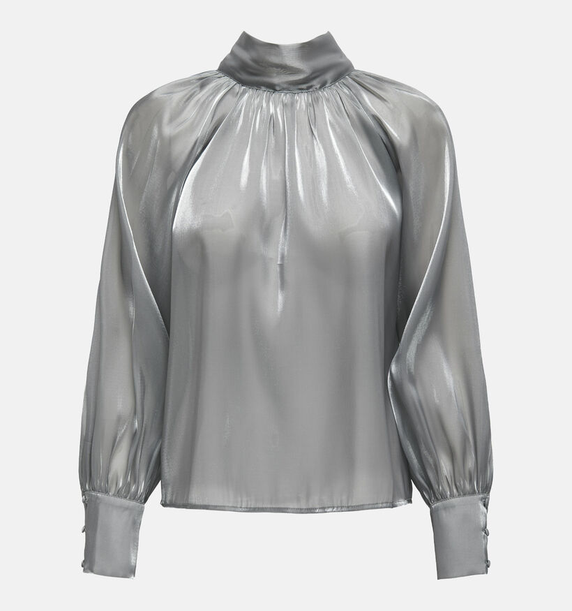 JDY Dani Blouse en satin en Argent pour femmes (348625)