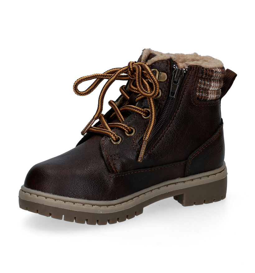 Sprox Bruine Bottines voor jongens (297269)