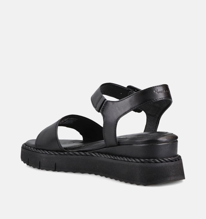 Tamaris Sandales &agrave; talons en Noir pour femmes (371732)