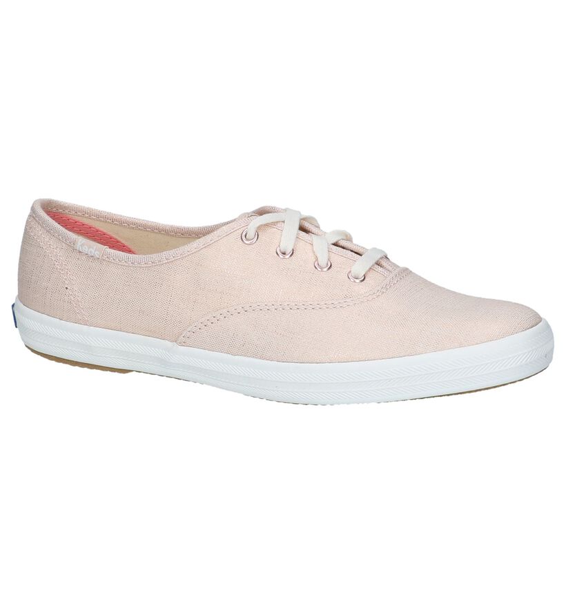 Rose Gold Sneakers Keds Champion in stof (213057)