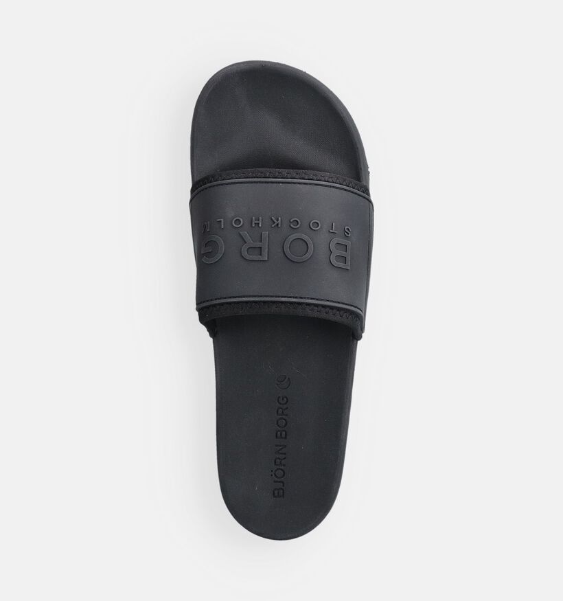 Bj&ouml;rn Borg Romeo Claquettes en Noir pour hommes (369020)