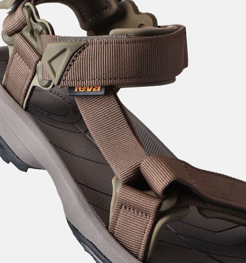 Teva Terra Sandales de marche en Vert kaki pour hommes (354636)